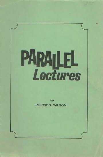 parallel lectures