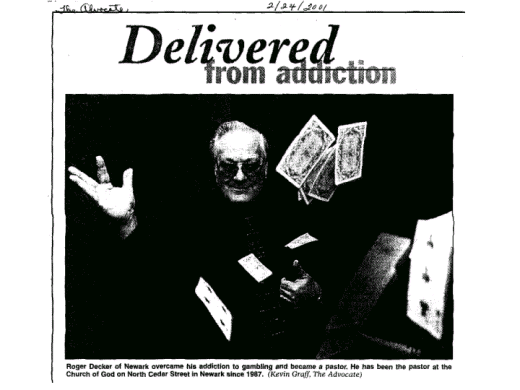 This article was featured in "The Advocate" on 02/24/01. 