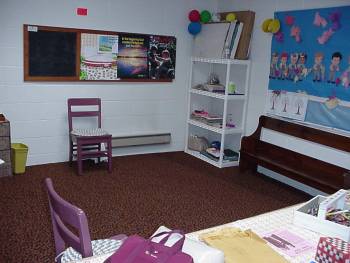 picture of Sunday School room